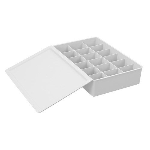 TIDY 18 COMPARTMENT BOX LIDDED