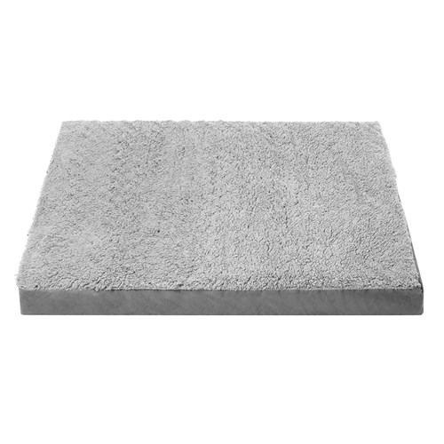 ORTHOPEDIC PET BED GREY SUEDE