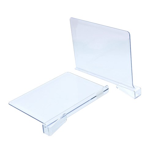 CRYSTAL SHELF DIVIDERS 2PC