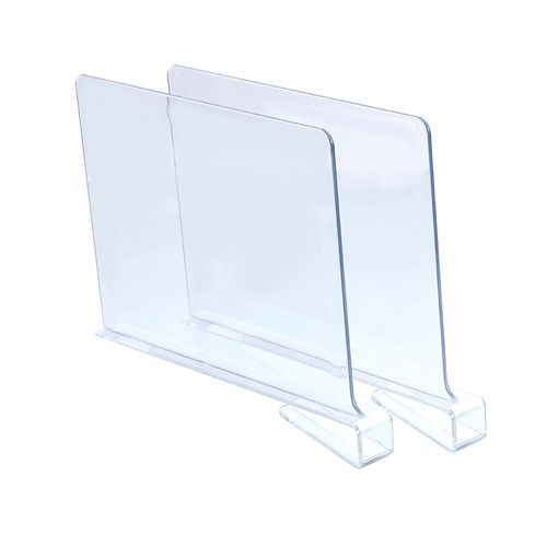 CRYSTAL SHELF DIVIDERS 2PC