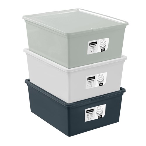 ESSENTIALS STACKABLE TUB 20L