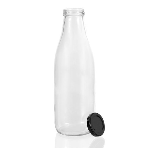 GLASS MILK BOTTLE 1L