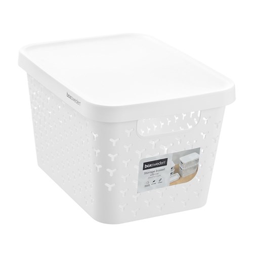 STAR BASKET LIDDED 16L