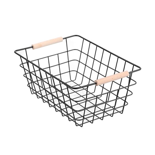 TOSKA WIRE BASKET BEECH HANDLE