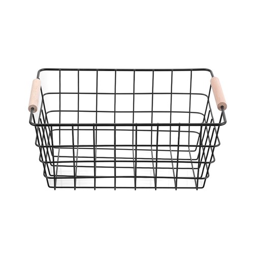 TOSKA WIRE BASKET BEECH HANDLE