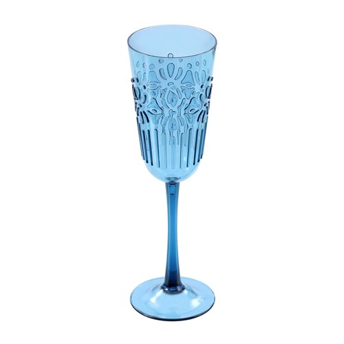 FLORAL DECO CHAMPAGNE GOBLET