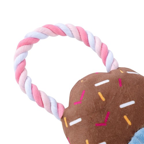 PLUSH FOOD TUGGER TOY