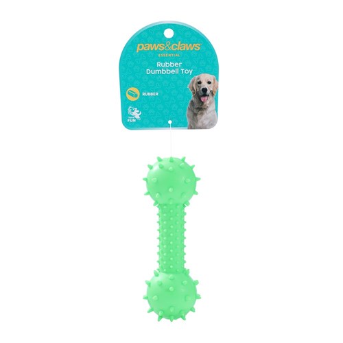 TPR DUMBELL PET TOY 14.5X5CM