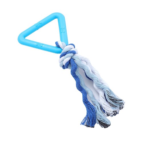 TRIANGLE TPR + ROPE TOY
