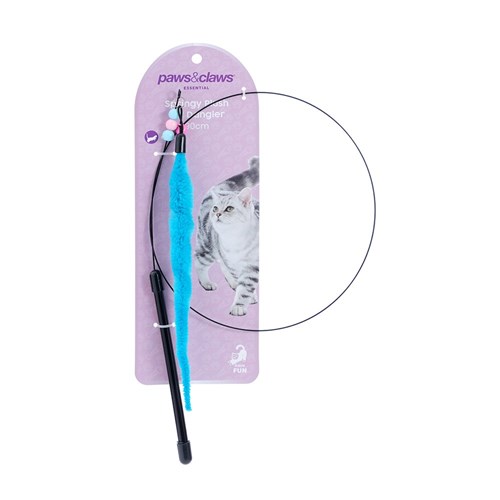 SPRINGY PLUSH CAT DANGLER 90CM