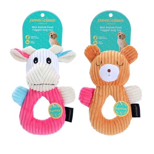 PLUSH ANIMAL TUGGER 12X24X3CM