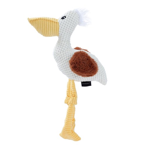 PLUSH CRANE DOG TOY 33X14CM