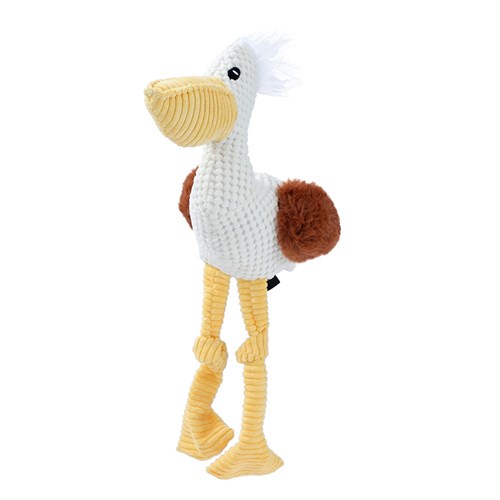 PLUSH CRANE DOG TOY 33X14CM