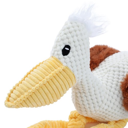 PLUSH CRANE DOG TOY 33X14CM