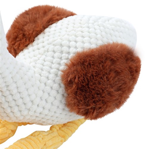 PLUSH CRANE DOG TOY 33X14CM