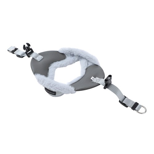 FAUX FUR & LEATHER HARNESS SML