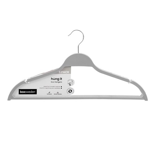 HANGIT ECO HANGERS 5PK 45CM