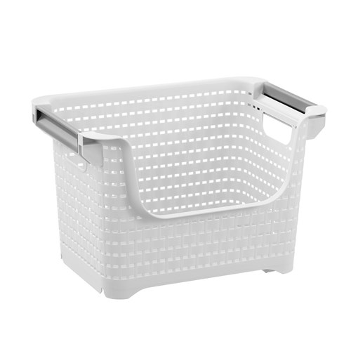 WOVEN STACKABLE BASKET