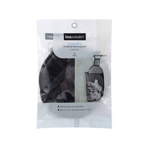 MESH LAUNDRY HANGING BASKET