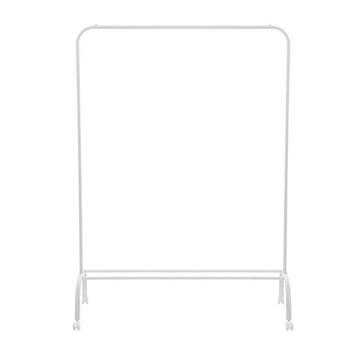 METAL GARMENT RACK WITH WHEELS