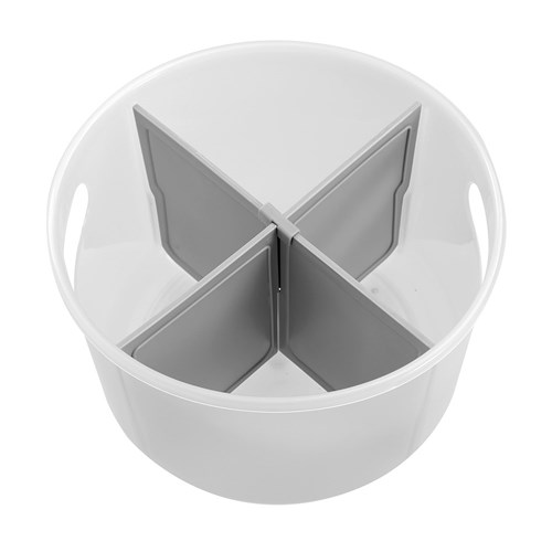 DIVIDED TURNTABLE 28.5X18.5CM