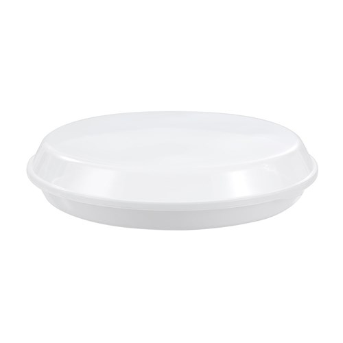 FOOD SERVING TRAY CLEAR LID
