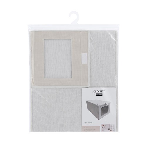 KLOSET LINEN SHOE BOX