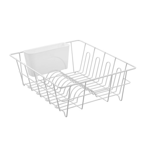 WIRE DISH RACK W/ CUTLERY