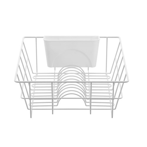 WIRE DISH RACK W/ CUTLERY