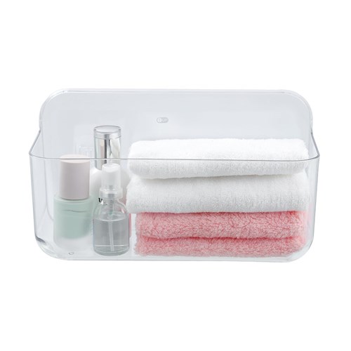 CRYSTAL BATHROOM HANGING CADDY