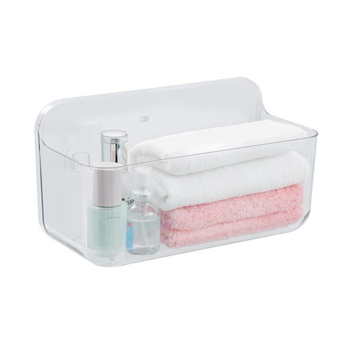 CRYSTAL BATHROOM HANGING CADDY