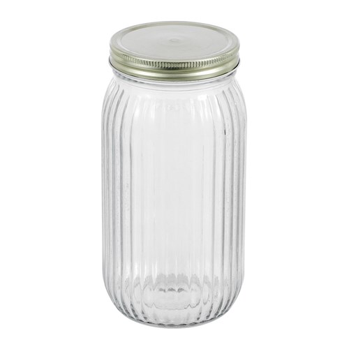 ROMA RIBBED CONSERVE JAR 1L