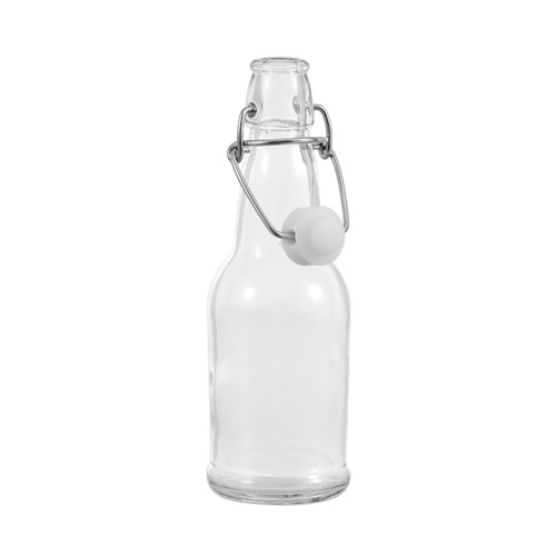 GLASS CLIP BOTTLE 250ML