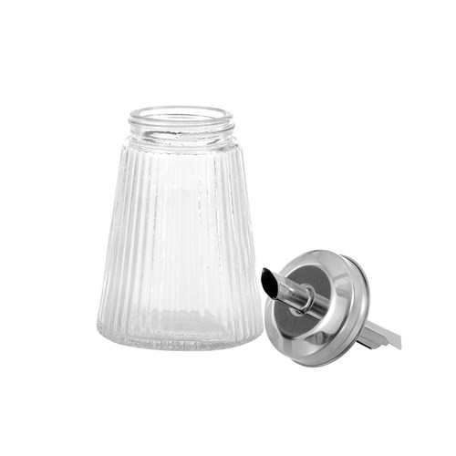 GLASS SUGAR POURER 250ML