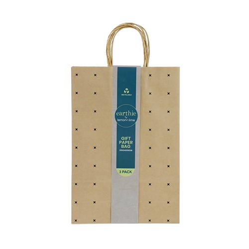 GIFT BAG PAPER PATTERN 3PK
