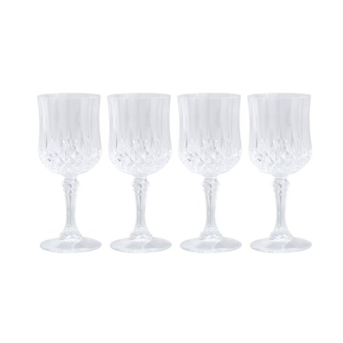 CRYSTAL DECO WINE CUP 4PK