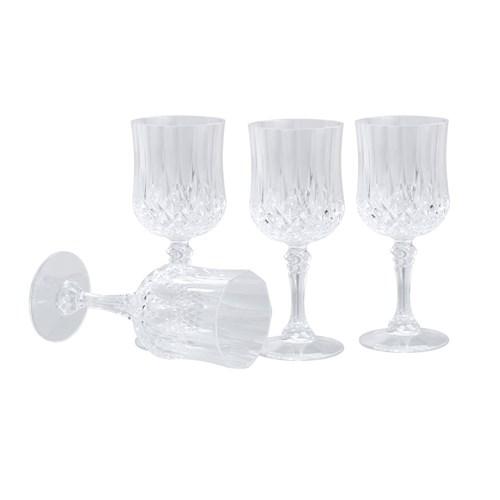 CRYSTAL DECO WINE CUP 4PK