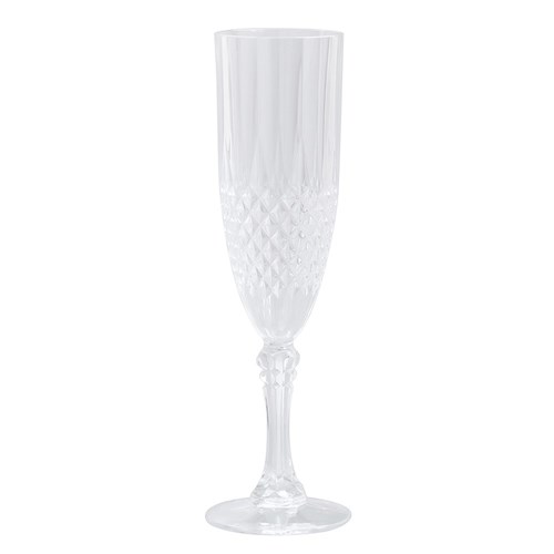 CRYSTAL DECO CHAMPAGNE FLUTE