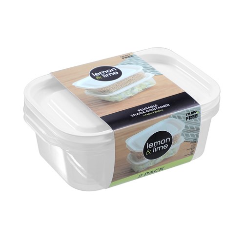 REUSABLE LUNCH CONTAINER RECT