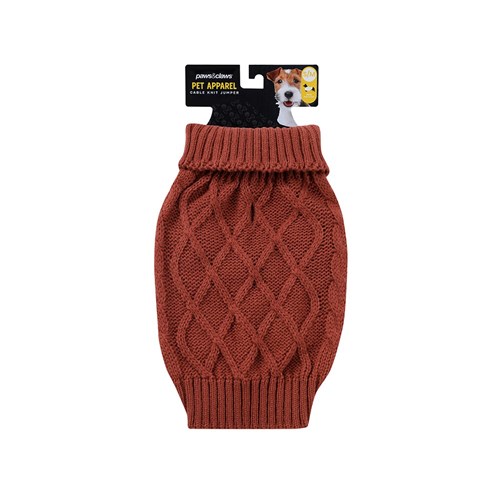 CABLE KNIT JUMPER 30CM