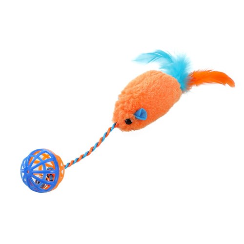 POUNCE PLUSH MOUSE W RATTLE