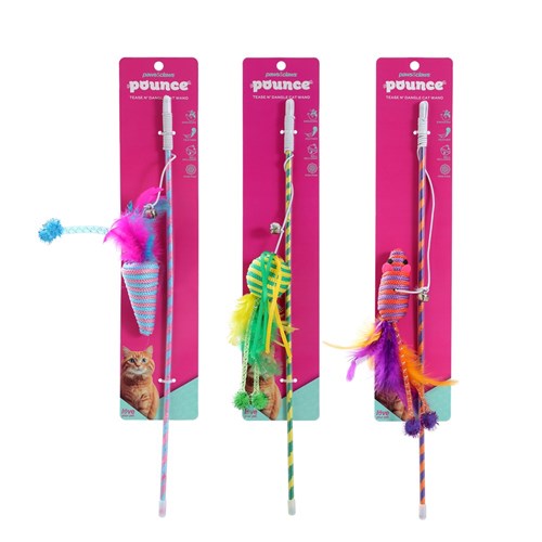 POUNCE TEASE N DANGLE CAT WAND