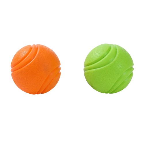 SOLID RUBBER BALL 2PK