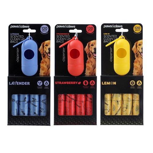 SCENTED POOP BAGS & DISPENSER