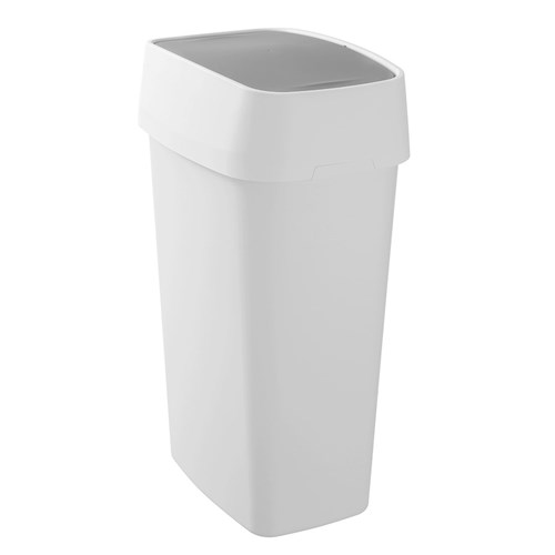 EDGE BIN SLIM 50L WHT