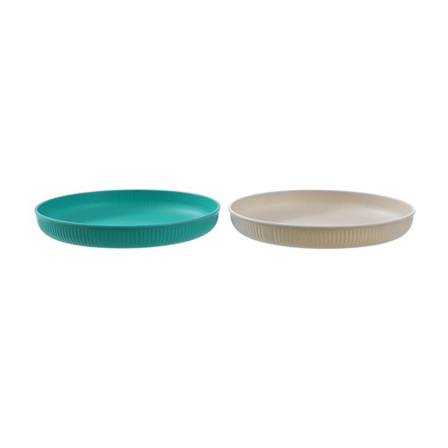RIBBED PLASTIC SIDE PLATE 20CM