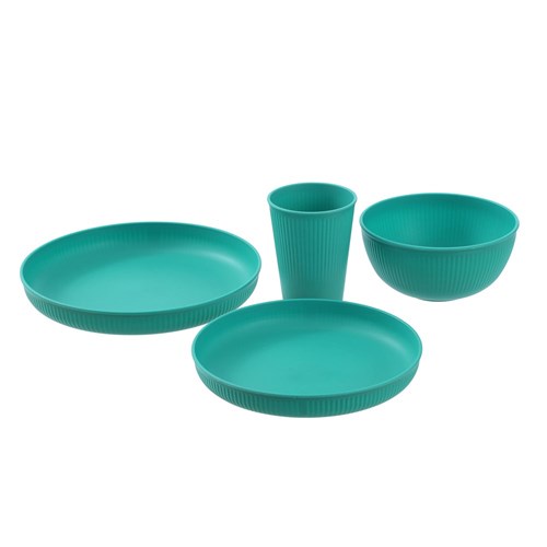 RIBBED PLASTIC CUP 350ML