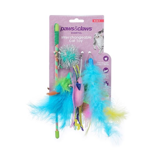 CAT DANGLER TOY 5 IN 1