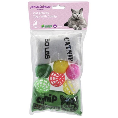 CAT ACTIVITY TOY 8PK