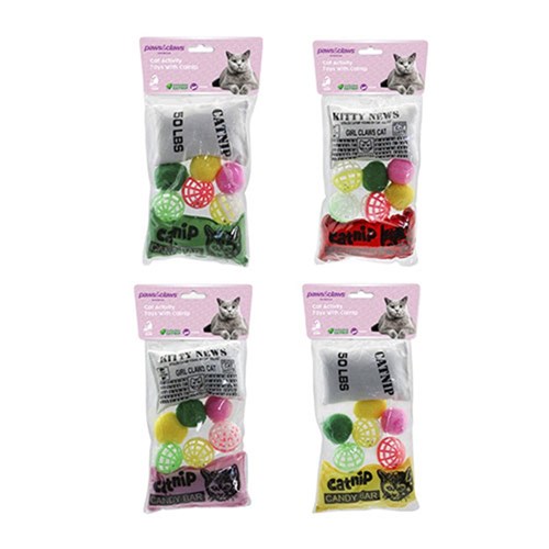 CAT ACTIVITY TOY 8PK